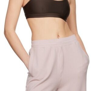 Alo yoga micro waffle pleasant pants size medium athletic cozy high waist flare